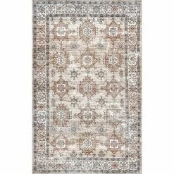 NuLOOM Finley Machine Washable Vintage Distressed Area Rug Gray -nuLOOM Sales Store unnamed file 465