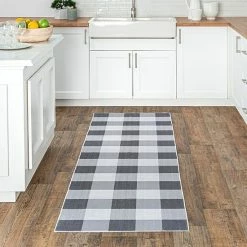 NuLOOM Lucy Machine Washable Farmhouse Buffalo Plaid Area Rug -nuLOOM Sales Store unnamed file 507