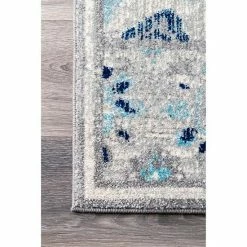 NuLOOM Bodrum Kiyoko Vintage Floral Rug Blue -nuLOOM Sales Store unnamed file 523