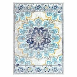 NuLOOM Bodrum Kiyoko Vintage Floral Rug Blue -nuLOOM Sales Store unnamed file 526