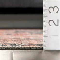 NuLOOM Medallion Bordered Machine Washable Area Rug -nuLOOM Sales Store unnamed file 571