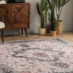 NuLOOM Sasha Machine Washable Medallion Area Rug -nuLOOM Sales Store unnamed file 582