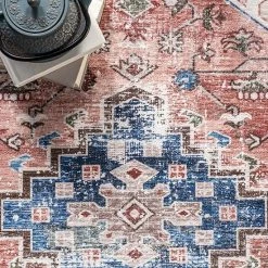 NuLOOM Eliza Machine Washable Traditional Medallion Area Rug -nuLOOM Sales Store unnamed file 590