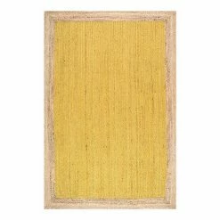 NuLOOM Eleonora Framed Solid Jute Rug Red -nuLOOM Sales Store unnamed file 601