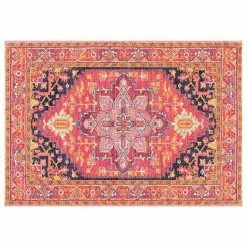 NuLOOM Bodrum Fancy Persian Vonda Framed Floral Rug Gray
