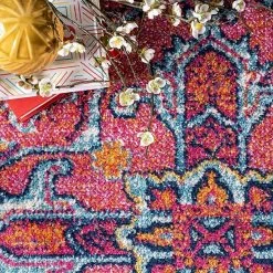 NuLOOM Bodrum Fancy Persian Vonda Framed Floral Rug Gray -nuLOOM Sales Store unnamed file 609