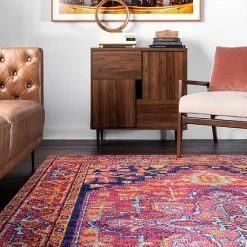 NuLOOM Bodrum Fancy Persian Vonda Framed Floral Rug Gray -nuLOOM Sales Store unnamed file 610