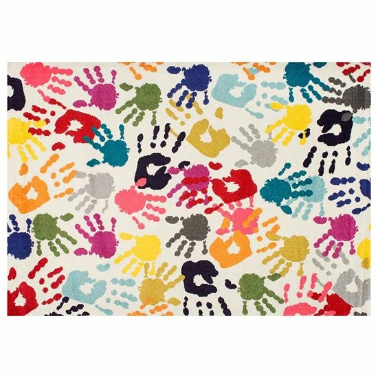 NuLOOM Carnival Pinkie Handprint Rug 3 NuLOOM Carnival Pinkie Handprint Rug