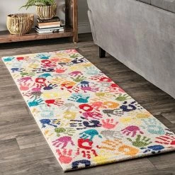 NuLOOM Carnival Pinkie Handprint Rug 11 NuLOOM Carnival Pinkie Handprint Rug -nuLOOM Sales Store unnamed file 629