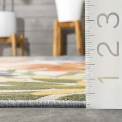 NuLOOM Rosana Floral Machine Washable Indoor Outdoor Area Rug -nuLOOM Sales Store unnamed file 639