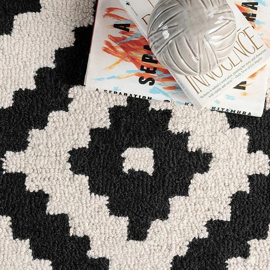 NuLOOM Kellee Geometric Wool Rug Gray 10 NuLOOM Kellee Geometric Wool Rug Gray - Image 8