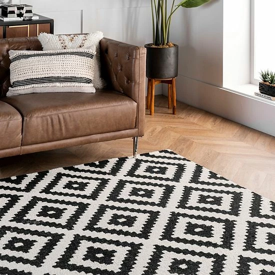 NuLOOM Kellee Geometric Wool Rug Gray 13 NuLOOM Kellee Geometric Wool Rug Gray - Image 11