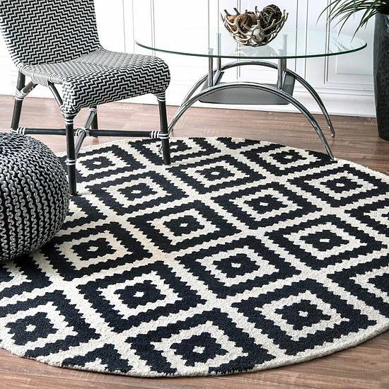 NuLOOM Kellee Geometric Wool Rug Gray 14 NuLOOM Kellee Geometric Wool Rug Gray - Image 12