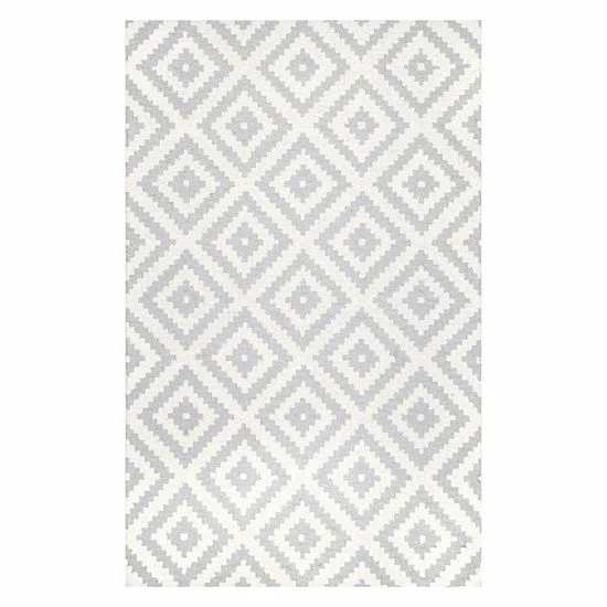 NuLOOM Kellee Geometric Wool Rug Gray 19 NuLOOM Kellee Geometric Wool Rug Gray - Image 17