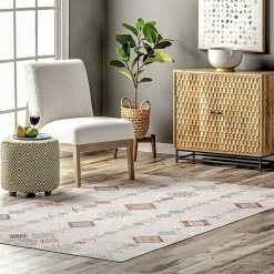 NuLOOM Kiya Machine Washable Moroccan Tribal Geometric Area Rug -nuLOOM Sales Store unnamed file 790