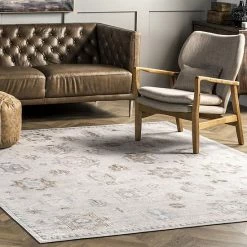 NuLOOM Krystin Machine Washable Distressed Area Rug -nuLOOM Sales Store unnamed file 806