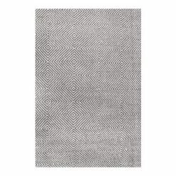 NuLOOM Ago Geometric Wool Rug Black