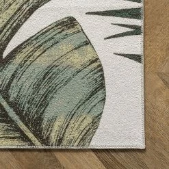 NuLOOM Elen Machine Washable Natural Leaves Area Rug -nuLOOM Sales Store unnamed file 821