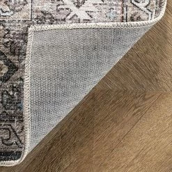 NuLOOM Gracie Machine Washable Distressed Medallion Rug Peach 16 NuLOOM Gracie Machine Washable Distressed Medallion Rug Peach -nuLOOM Sales Store unnamed file 879