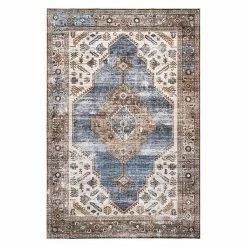 NuLOOM Gracie Machine Washable Distressed Medallion Rug Peach 23 NuLOOM Gracie Machine Washable Distressed Medallion Rug Peach -nuLOOM Sales Store unnamed file 886