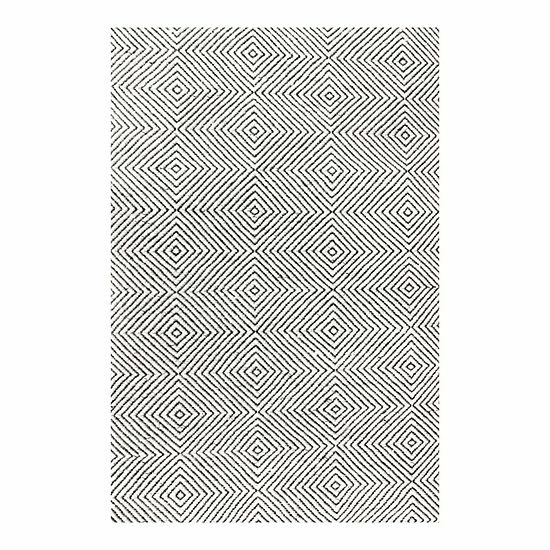 NuLOOM Ago Geometric Wool Rug Black 11 NuLOOM Ago Geometric Wool Rug Black - Image 9