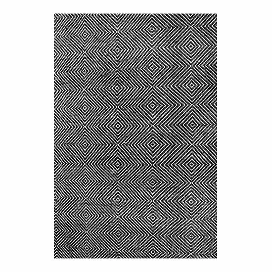 NuLOOM Ago Geometric Wool Rug Black 12 NuLOOM Ago Geometric Wool Rug Black - Image 10