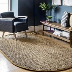 NuLOOM Elijah Seagrass Striped Rug Dark Gray -nuLOOM Sales Store unnamed file 978